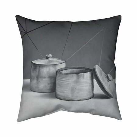 FONDO 26 x 26 in. Old Pot with Lid-Double Sided Print Indoor Pillow FO2794697